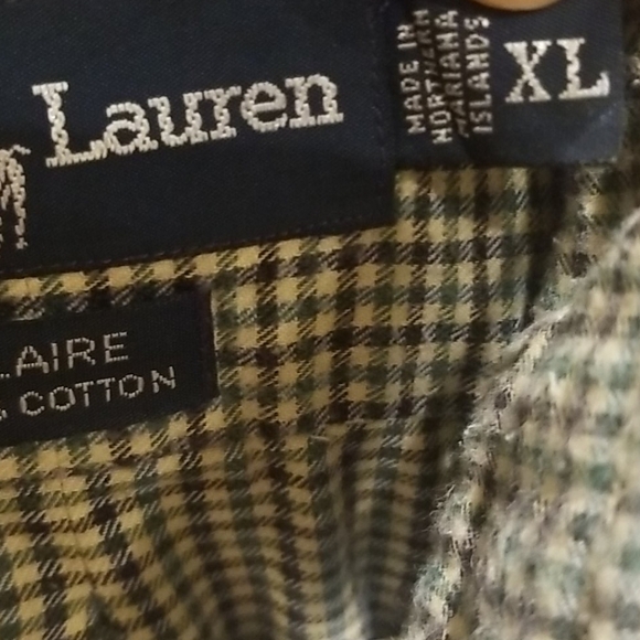 F18-Ralph lauren - size xl mens button down top - Picture 3 of 4